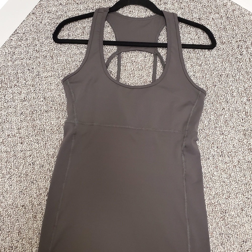 Brown workout tank